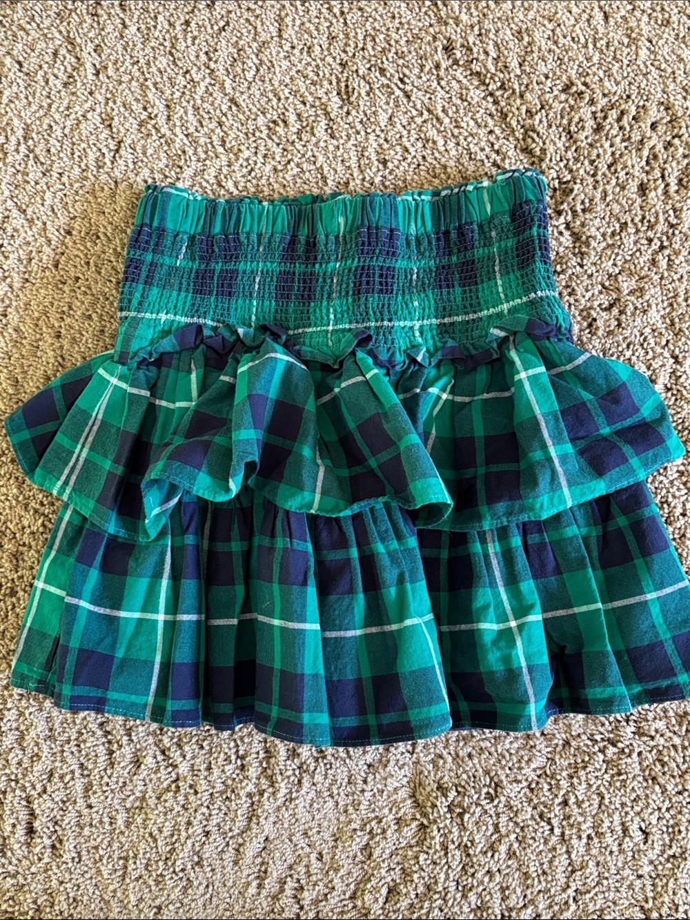 Janie & Jack Plaid Flannel Skirt